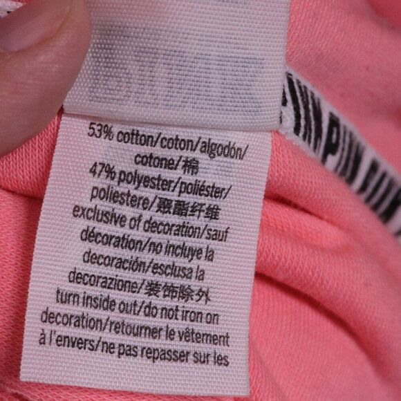 VS PINK | Terry Cloth Hoodie Sweatshirt Small - Picture 6 of 7